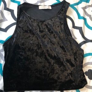 Velvet tank top